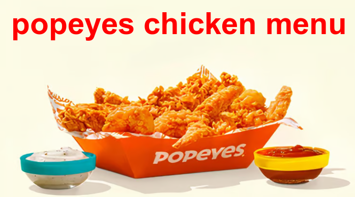 Popeyes Chicken Menu [Updated-2025]