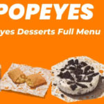 Popeyes Desserts Menu