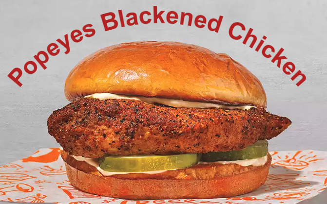 Popeyes Blackened Chicken