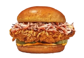 Coleslaw Spicy Chicken Sandwich